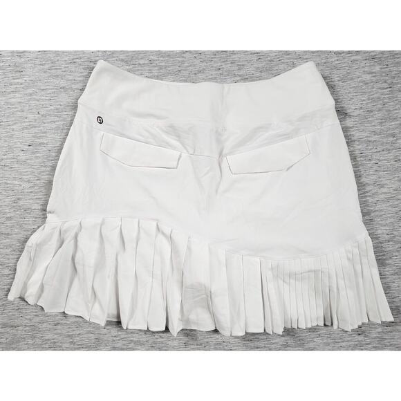 Tennis Skirt Skort With Pockets Pleated Golf High Waisted Womens Size Large 12 - Picture 3 of 11